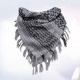 thumbnail image 2 of Bufanda árabe de cuello cuadrado, chal táctico para exteriores, unisex (gris), 2 of 5