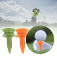 thumbnail image 2 of 100Pcs 25mm Plastic Castles Golf Tees Sport Double Deck Golf Tees Replacement Short Golf Tees for Golfers Easy to Use, 2 of 8