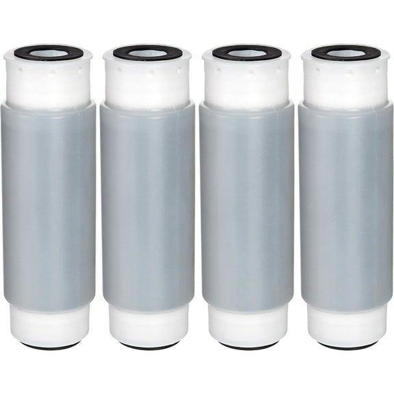 Waterdrop AP117 Whole House Water Filter, Replacement for 3M® Aqua-Pure AP117 Drinking Water System, Whirlpool® WHKF-GAC for Chlorine, Dirt and Rust Reduction, Pack of 4