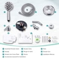 thumbnail image 7 of Wowow Single Handle 7-Spray Tub and Shower Faucet 1.8 GPM with Pressure Balance Shower Valve in Brushed Nickel Valve Included, 7 of 7