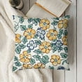 thumbnail image 3 of Gardenia Oblong  Embroidery Flowers Decorative Pillow, 3 of 5