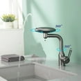thumbnail image 5 of Clearance Faucets under $20,Hole Bathroom Faucet In Grey 360° Swivel Spout With 4 Spray Water Supply Connections Modern Basin Tap", 5 of 7