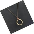 thumbnail image 1 of pitrice Simple Classique Cordon de Cire Tressé Métal Anneau Pendentif Style Vintage, 1 of 9