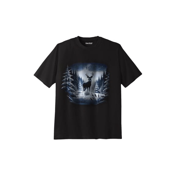 Boulder Creek by KingSize Men's Big & Tall  Nature Graphic Tee - Big - 6XL, What I Caught