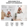 thumbnail image 4 of Yiaed Butterflies And Flowers Painting Print Coral Velvet Wipes Absorbent Wipes Cleaning Cloths Household Table and Dish Wiping Cloths, 4 of 7
