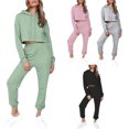 thumbnail image 2 of Chándal Para Mujer, Manga Larga, Fácil De Combinar, Traje Deportivo Para Mujer, Poliéster Para Exteriores ANGGREK Otros, 2 of 6