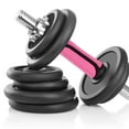 thumbnail image 5 of Clispeed 2Pcs Rosy Polyester Palm Grip Pads Anti Skid Pads for Weight Lifting Barbell Covers, 5 of 8