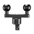 thumbnail image 3 of Aluminum Alloy Handlebar Clamp Mount Base with Double 1'' TPU Ball for Round Rails Diameter 0.5'' 0.87'' 1.0'' 1.26'', 3 of 7