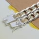 thumbnail image 3 of Pulsera de cadena de plata sólida 925 para hombre y mujer, joyería de boda Noble, dijes de moda, regalo de cumpleaños y fiesta, 10mm, 3 of 5