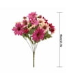 thumbnail image 3 of Ramo de flores artificiales Fotografía Prop Decoración floral para el hogar Tela de seda Ramo de flores falsas, Rosa roja Kearding HA6735-05B, 3 of 6