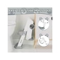 thumbnail image 2 of Potty training seat con step stool ladder para toddlers: anti - slip, safe pads, y adjustable height legs (gray/green), 2 of 7