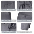 thumbnail image 7 of Big Boys Formal Suits Colorful Formal 4PC Slim Fit Dresswear Suit Set for Wedding Prom Party Suit Size 6, 7 of 7