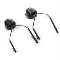 Adaptador de riel para auriculares, soporte de suspensión rápido para cascos ACH (negro), 2 uds.