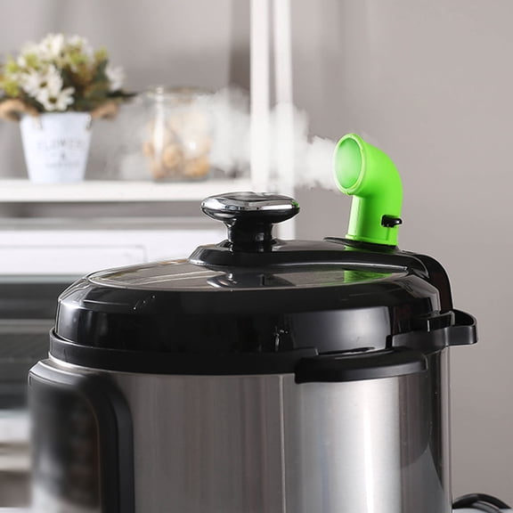 Silicone Steam Diverter Pressure Cooker Release Vent Pipe Kitchen Cooking Utensil Accessory With Curved Design