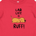 thumbnail image 4 of Inktastic Lab Life is Ruff Yellow Lab Boys or Girls Baby T-Shirt, 4 of 5