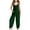 Dark Green, variant on Toddler Girl One Piece Romper Girl's Casual Sleeveless Jumpsuits Spaghetti Straps Long Overalls with Pockets Purple,11-12 Years