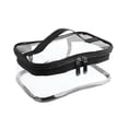thumbnail image 2 of Clear Make Up Bag, Cosmetic Bag Waterproof Pvc Travel Bag Brushes Organizer, 2 of 4