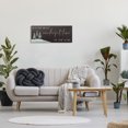 thumbnail image 2 of Most Wonderful Time Holiday Phrase Snowfield Trees Inspirational Graphic Art Gallery-Wrapped Canvas Print Wall Art, 2 of 7