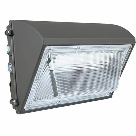 1000- Watt Equivalent Integrated LED Bronze Dusk to Dawn Wall Pack Light, 5000K Outdoor LED Security Light 18000 lumens