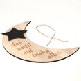 thumbnail image 3 of Colgante de madera Eid Mubarak Decoración sala de estar Ramadán Decoraciones DIY adornos de madera para el partido musulmán Regalos de vacaciones 2 piezas Noticed HA011759-00, 3 of 7