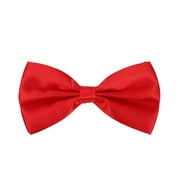 TRENDSBLUE Premium Classic Solid Color Adjustable Tuxedo Neck Bowtie Bow Tie