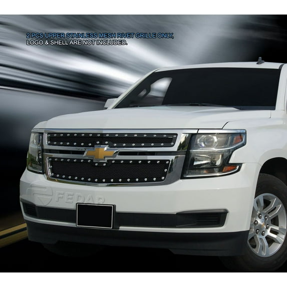 Fedar Rivet Mesh Grille Insert For 15-16 Chevy Tahoe/Suburban