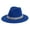 Blue, variant on Womens Mens Western Cowboy Hat Rhinestone Gemstone Heart Flat Brim Party Hat Dance Accessory Country Concert Rodeo Dress Up