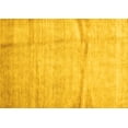 thumbnail image 1 of Ahgly Company Machine Washable Indoor Rectangle Abstract Yellow Contemporary Area Rugs, 7' x 9', 1 of 4