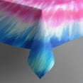 thumbnail image 3 of Colorful Mandala Tie Dye Pattern Rectangle Tablecloth 60"x84",Waterproof Polyester Rectangle Table Cloth, Wipeable Spillproof Polyester Tablecloth for Dining, Camping, Indoor and Outdoor, 3 of 5