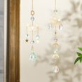 thumbnail image 3 of Dserhfy Faux Crystal Sun Catcher Decoration Butterfly Mushroom Moon Star Sun Hanging Ornament Indoor Outdoor Home Office Garden Window Hanging Pendant, 3 of 8