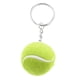 thumbnail image 2 of Llavero de aleación con colgante sencillo de pelota de tenis, artículo de colección novedoso, color verde, 2 of 9
