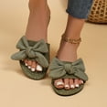 thumbnail image 6 of Bxsruta Bow-Detailed Slide Mules, Summer Casual Shoes for Women, Soft Lining Comfort Beach Footwear, 6 of 8