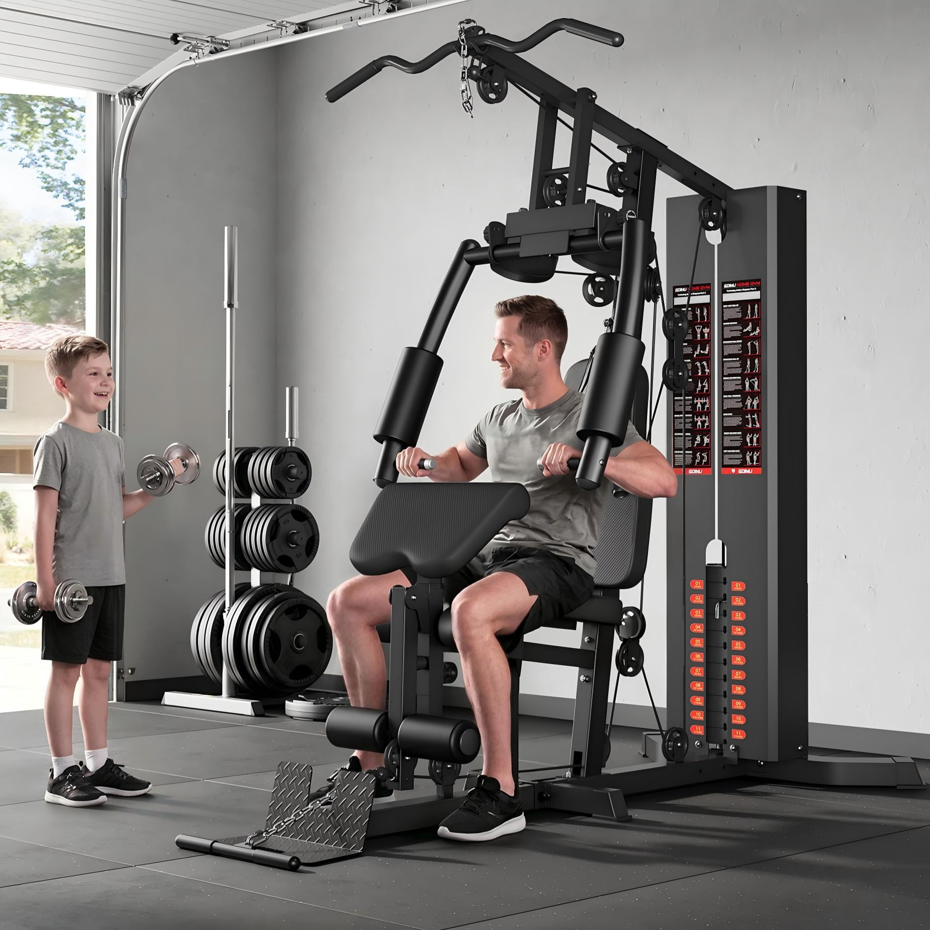 Marcy 150lb Stack Home Gym MWM-1005 - Walmart.com Marcy 150lb Stack Home Gym MWM-1005 - Walmart.com
