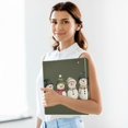 thumbnail image 6 of FORMRS 3 Ring Binder 1.5 inch with Pockets Set of 2 Clip Board 200 Sheets Capacity, Beige Snowmen, 6 of 8