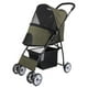 thumbnail image 3 of Pet Dog Cat Stroller Carrier Ultra Lightweight Travel Stroller Compact 360 Rotation Wheel Collapsible Puppy Buggy and Dog Prams ShopWise Round, 3 of 9