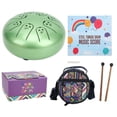 thumbnail image 1 of Tambor de lengüetas de 5,5 pulgadas y 8 notas con diseño de chakras y animales, instrumento de percusión para niños y adultos., 1 of 14