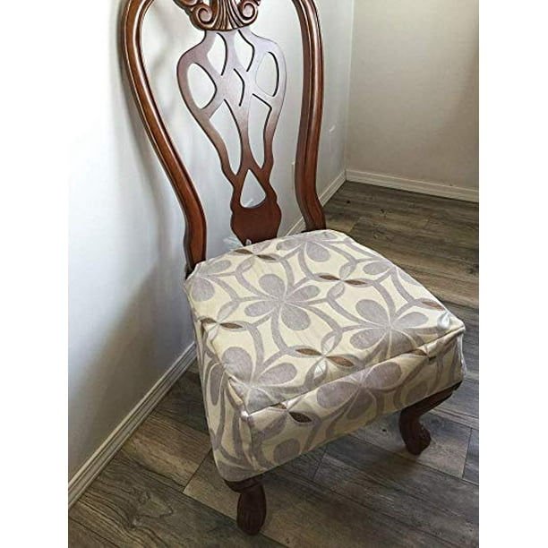 Set of 2 OctoRose Thick Canvas with AntiSlip Backing Chair Covers