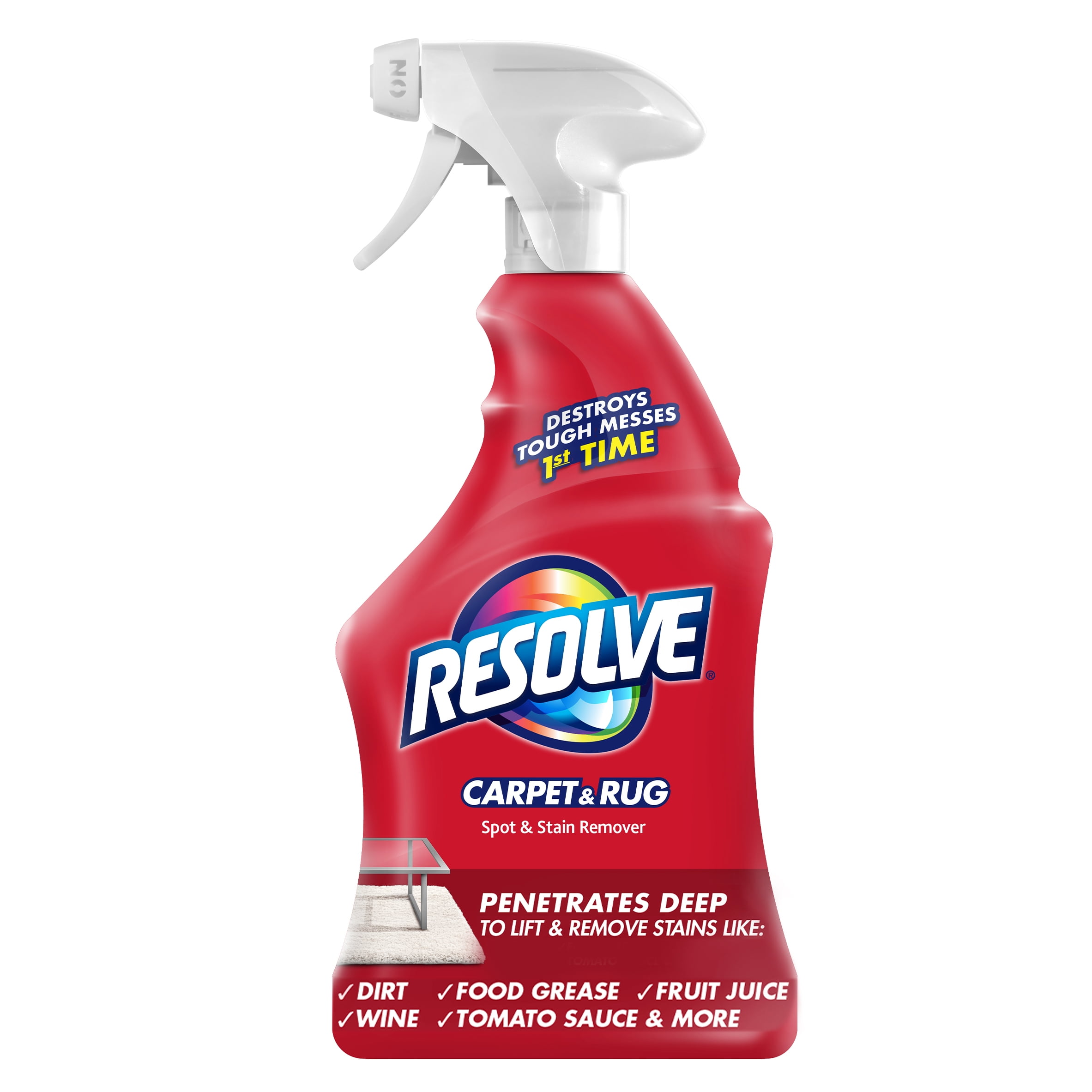 RESOLVE Carpet Cleaner Spray Spot Stain Remover, 22 - Walmart.com