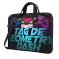 thumbnail image 1 of Zufioo Geometry Dash for Laptop Bag, Zippered Computer Shoulder Bag Messenger Bag Briefcase, Suitable for School, Work, Travel, 1 of 9