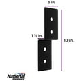 thumbnail image 3 of 1219BC 1-1/2" x 3" x 10" Indio Joist Tie - Black, 3 of 7