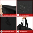 thumbnail image 3 of Yexmas 3 Pack Large Christmas Tree Storage Bag,Fits up to 7.5 ft Artificial Trees,Christmas Wreath Garland Storage Bag,Christmas Ornament Storage Box,Reinforced Handles & zipper,Black, 3 of 7