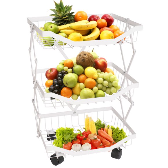 Wire Basket On Wheels