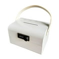 thumbnail image 2 of Shangren Password Money Box Desktop Storage Case Password Lock Change Saver for Desktop White, 2 of 8
