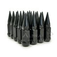 thumbnail image 2 of 23 Black Spike Lug Nuts 1/2x20 Bulge Acorn Spike For Jeep Wrangler JK TJ YJ 1/2d, 2 of 10