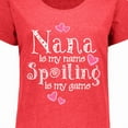 thumbnail image 4 of Inktastic Spoiling Nana Women's Plus Size T-Shirt, 4 of 5