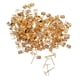 thumbnail image 1 of 100 piezas de aretes de hierro con almohadilla plana de 6 mm y 100 piezas de cierre de arete Luz de oro, 1 of 9