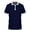 Polos 164#Navy, variant on WAYUTE Men Polo Shirts Short Sleeve Button Down Patchwork Color Knit Classic Fit Top for Work Business Daily Wear Casual Outdoor