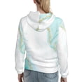 thumbnail image 7 of Lsque Gold Lines Marble Watercolor Pattern Casual Women's Hoodie,Hooded Sweatshirt with Kangaroo Pocket,Pullover Hoodie with Eye-catching Drawstrings-X-Large, 7 of 7