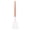 Milky White, variant on Farfi Slotted Turner High-temperature Resistant Non-stick Hollow Silicone Spatula Steak Frying Spatula Kitchen Gadget (Dark Gray)