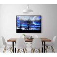thumbnail image 2 of Diy 5d Diamond Painting Full Round Drill Kits Rhinestone Picture Art Craft para la decoración de la pared del hogar 12x16in Blue Night. Afortunado Sencillez, 2 of 5